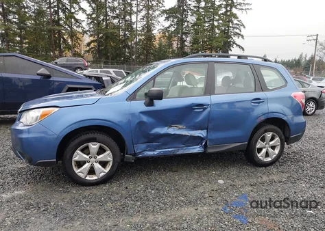 2016 Subaru Forester 2.5I z USA, uszkodzony, nr VIN JF2SJABC9GH488543